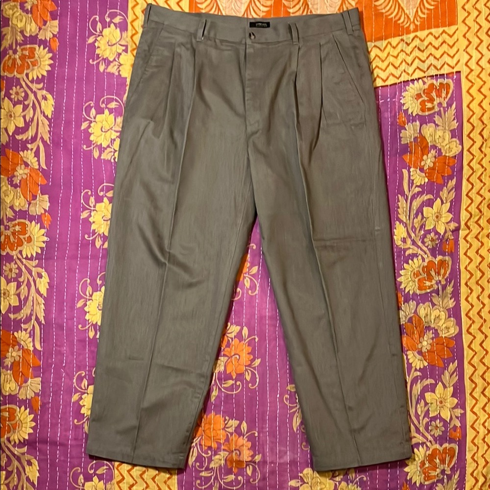 Taupe Dress Pants with Pleated Front. 40x30